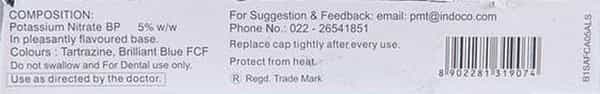 Sensodent K Paste 50Gm