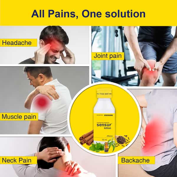 Sensur Ayurvedic Fast Pain Relief Lotion 50 Ml