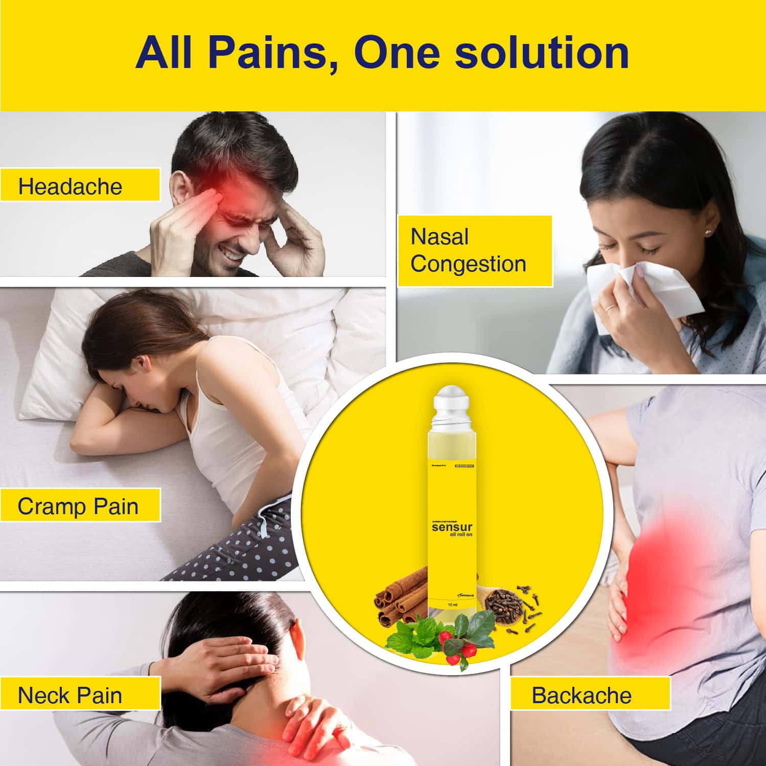 Buy SENSUR OIL ROLL ON 10ML Online & Get Upto 60 OFF at PharmEasy
