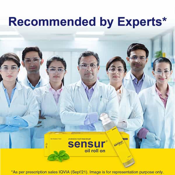 Sensur Ayurvedic Fast Pain Relief Oil Roll On 10 Ml