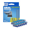 Gillette Mach 3 Manual Shaving Razor Blades (Cartridge) 12 Pieces