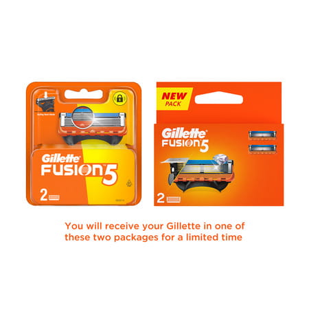 Gillette Fusion Manual Shaving Razor Blades - 2s Pack (Cartridge)
