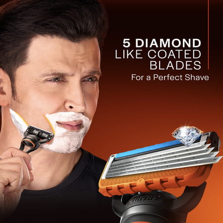 Gillette Fusion Manual Shaving  Razor Blades  Packet Of 8 (Cartridge)