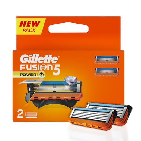 Gillette Fusion Power Shaving  Razor Blades  Packet Of 2 (Cartridge)