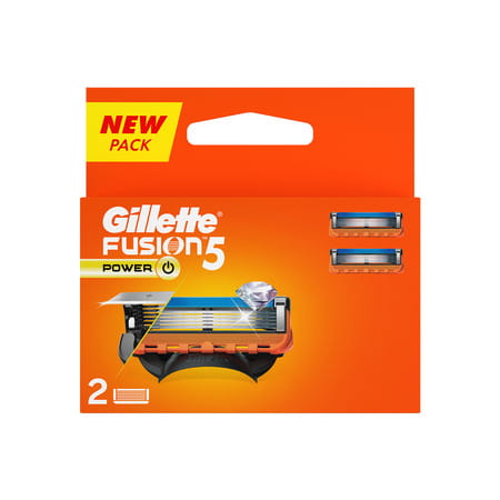 Gillette Fusion Power Shaving  Razor Blades  Packet Of 2 (Cartridge)