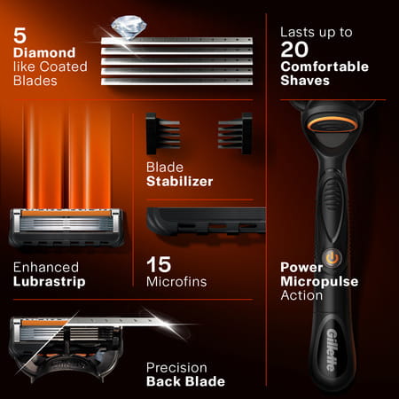 Gillette Fusion Power Shaving  Razor