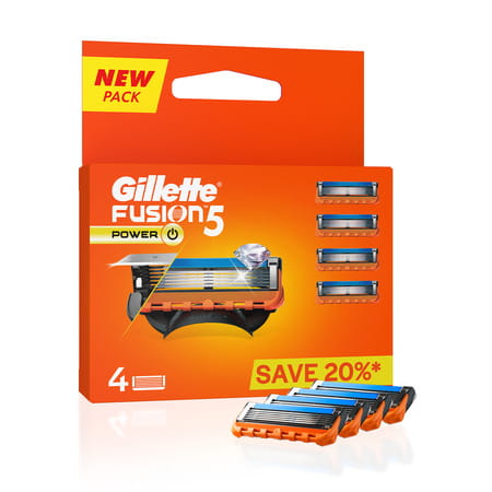 Gillette Fusion Power Shaving Razor Blades - 4s Pack (Cartridge)