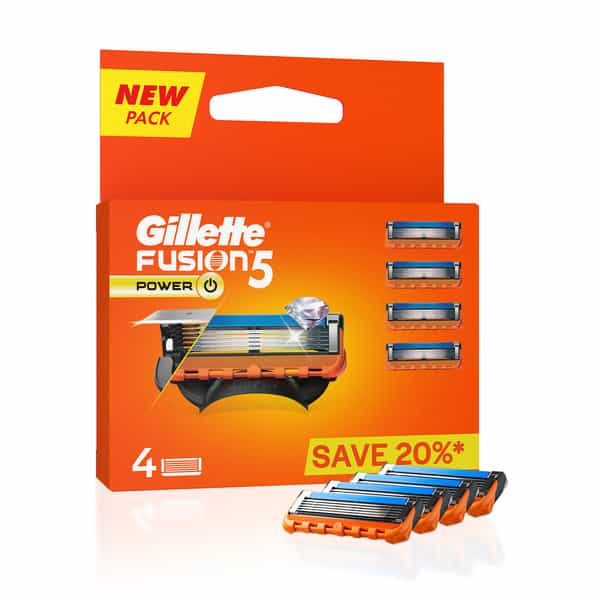 Gillette Fusion Power Shaving Razor Blades - 4S Pack (Cartridge)