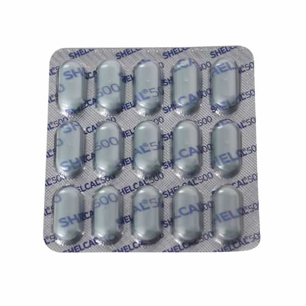 Shelcal 500Mg Strip Of 15 Tablets