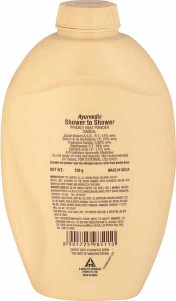 Shower To Shower Sandal 150Gm