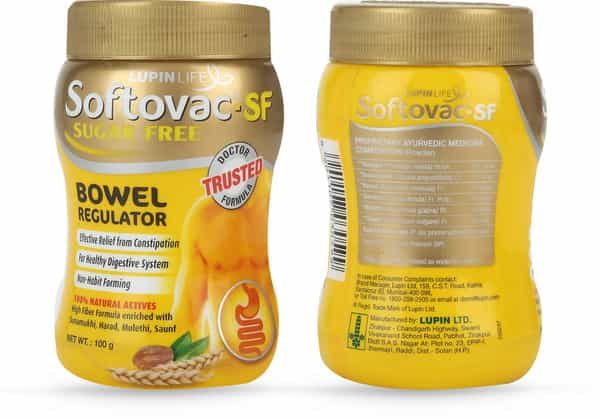 Softovac Sf Bowel Regulator For Constipation Powder 100 Gm