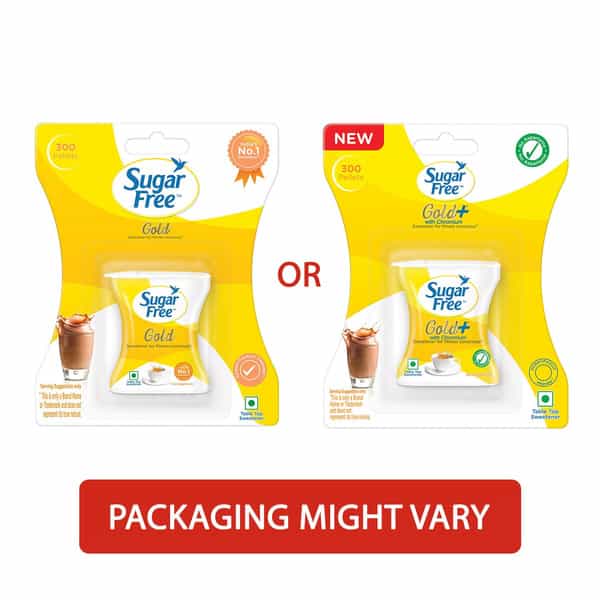 Sugar Free Gold Plus Sweetener Bottle Of 300 Pellets