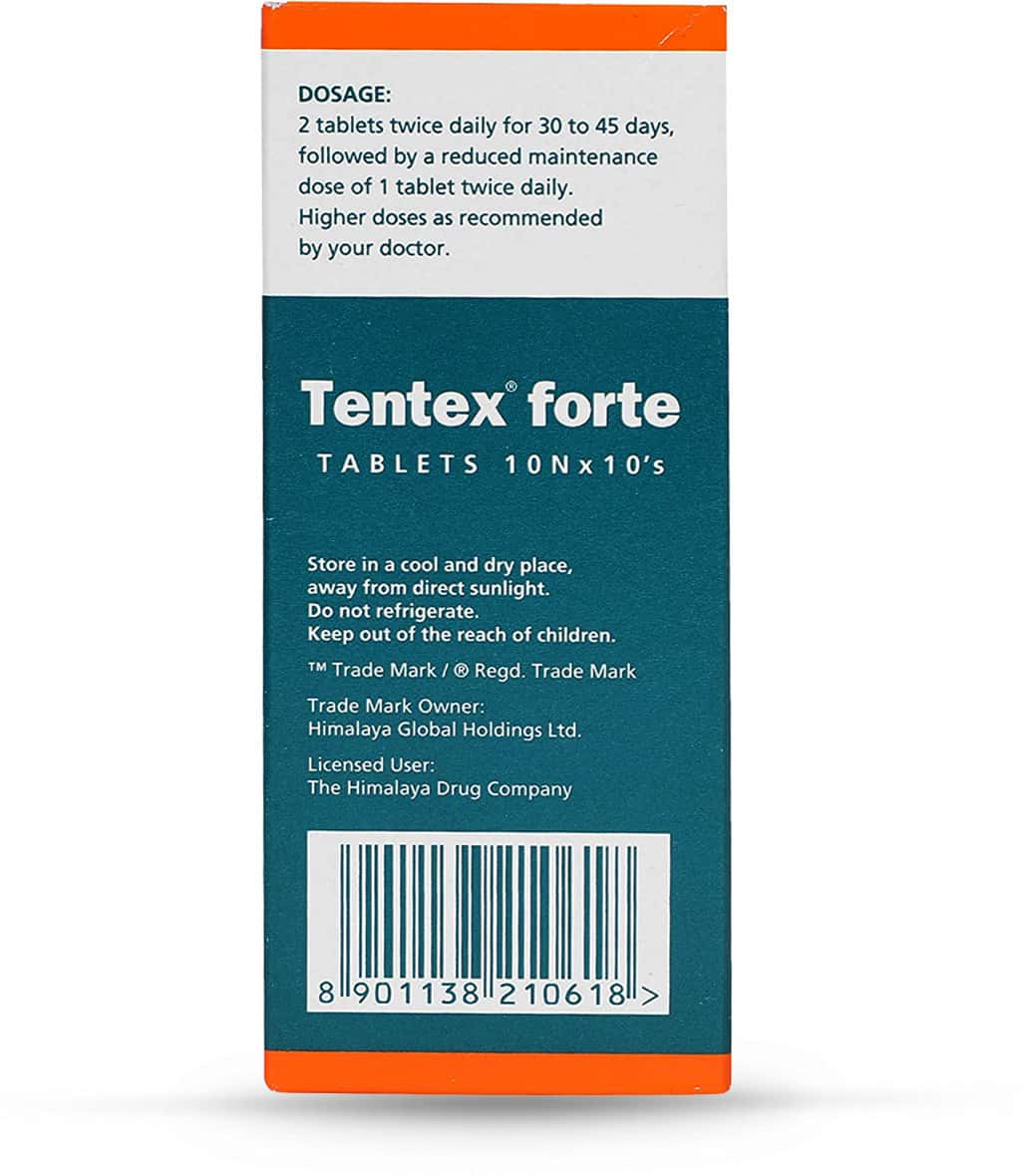 Buy HIMALAYA TENTEX FORTE TABLETS - 10'S Online & Get Upto 60% OFF at ...