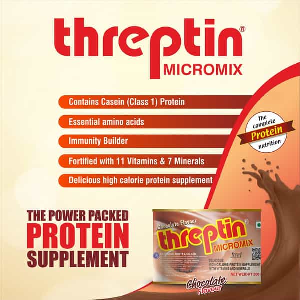 Threptin Chocolate Nutrition Powder Tin Of 200 G