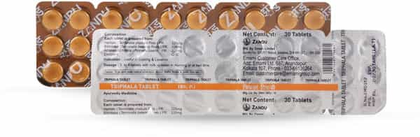 Zandu Triphala Strip Of 30 Tablets