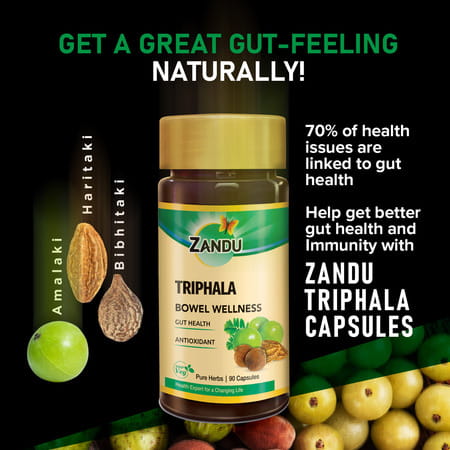 Zandu Triphala Strip Of 30 Tablets