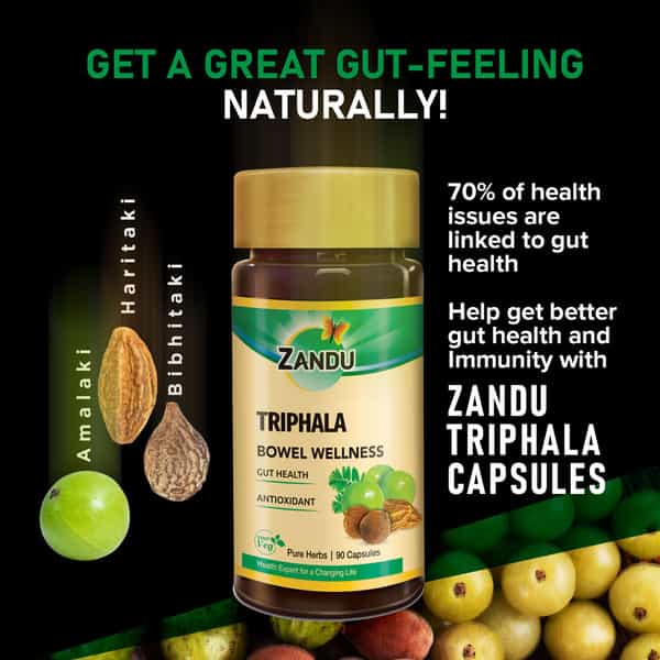 Zandu Triphala Strip Of 30 Tablets