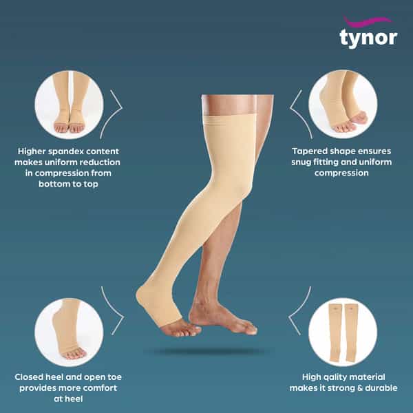 Tynor Compression Stocking Mt L 1