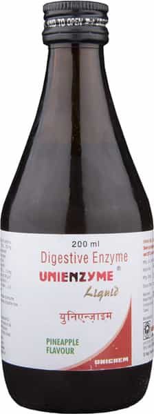 Unienzyme Pineapple Flavour Bottle Of 200Ml Liquid