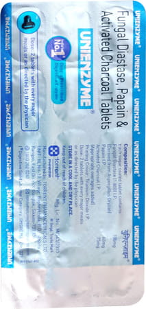 Unienzyme Strip Of 15 Tablets