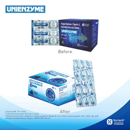 Unienzyme Strip Of 15 Tablets