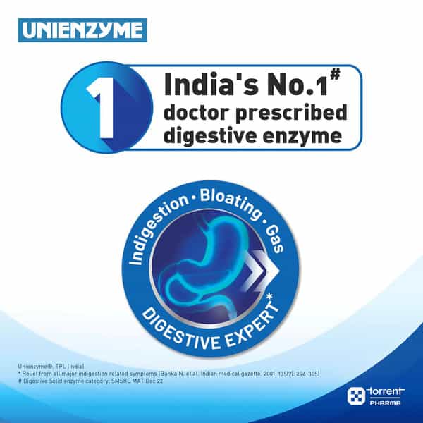 Unienzyme Strip Of 15 Tablets