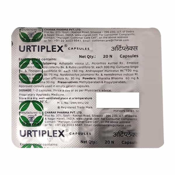 Urtiplex Capsules 20