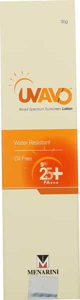 Uvavo Spf 25+ Sunscreen Lotion 30 Gm