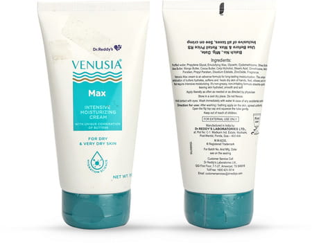 Venusia Max Intensive Moisturizing | For Dry And Very Dry Skin | Cream | 150 Gm