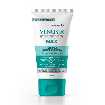 Venusia Max Intensive Moisturizing | For Dry And Very Dry Skin | Cream | 150 Gm