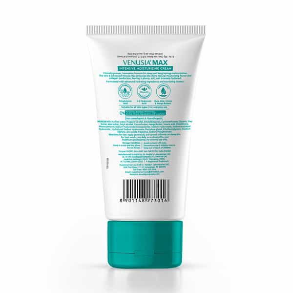 Venusia Max Intensive Moisturizing | For Dry And Very Dry Skin | Cream | 150 Gm