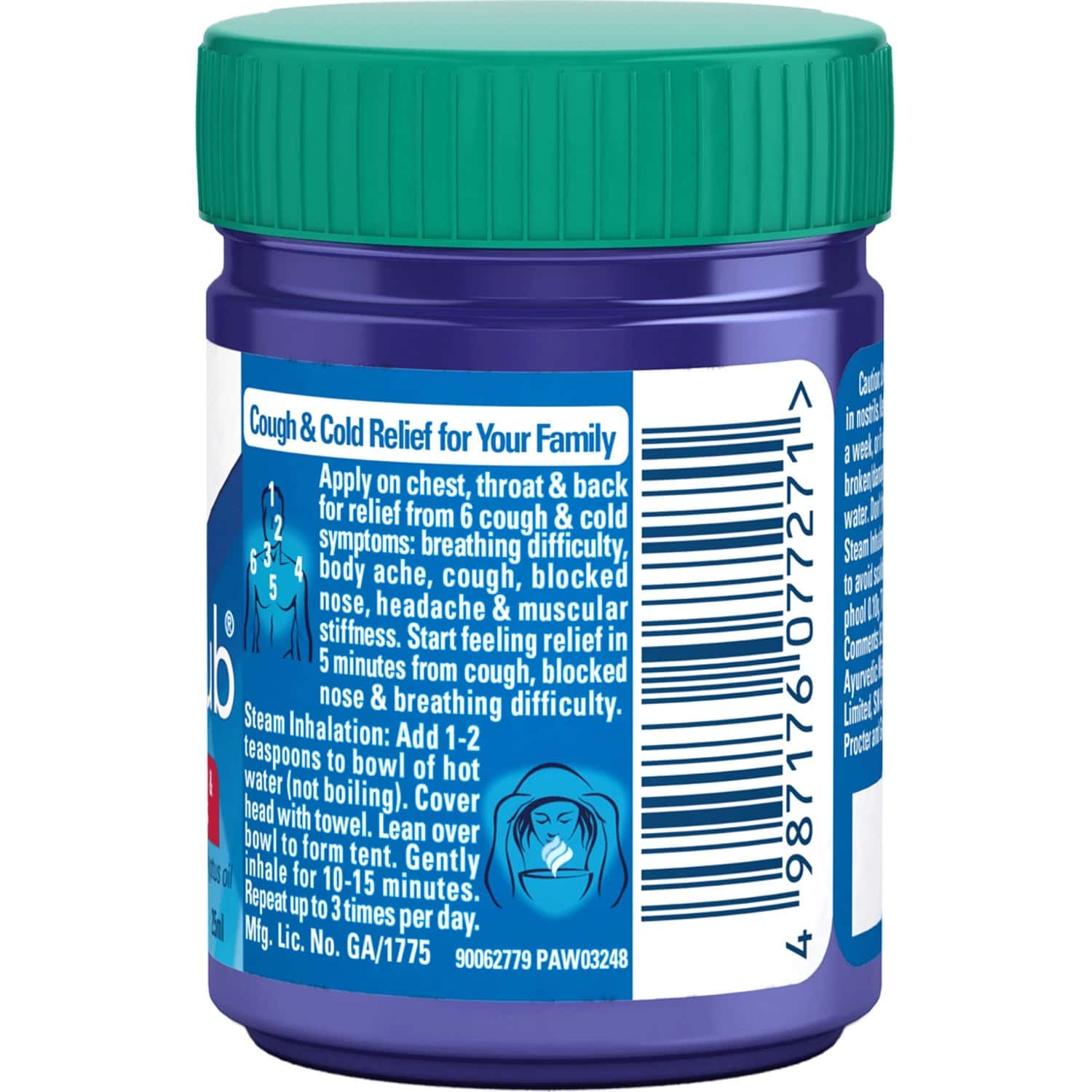 Buy VICKS VAPORUB 25ML Online & Get Upto 60 OFF at PharmEasy