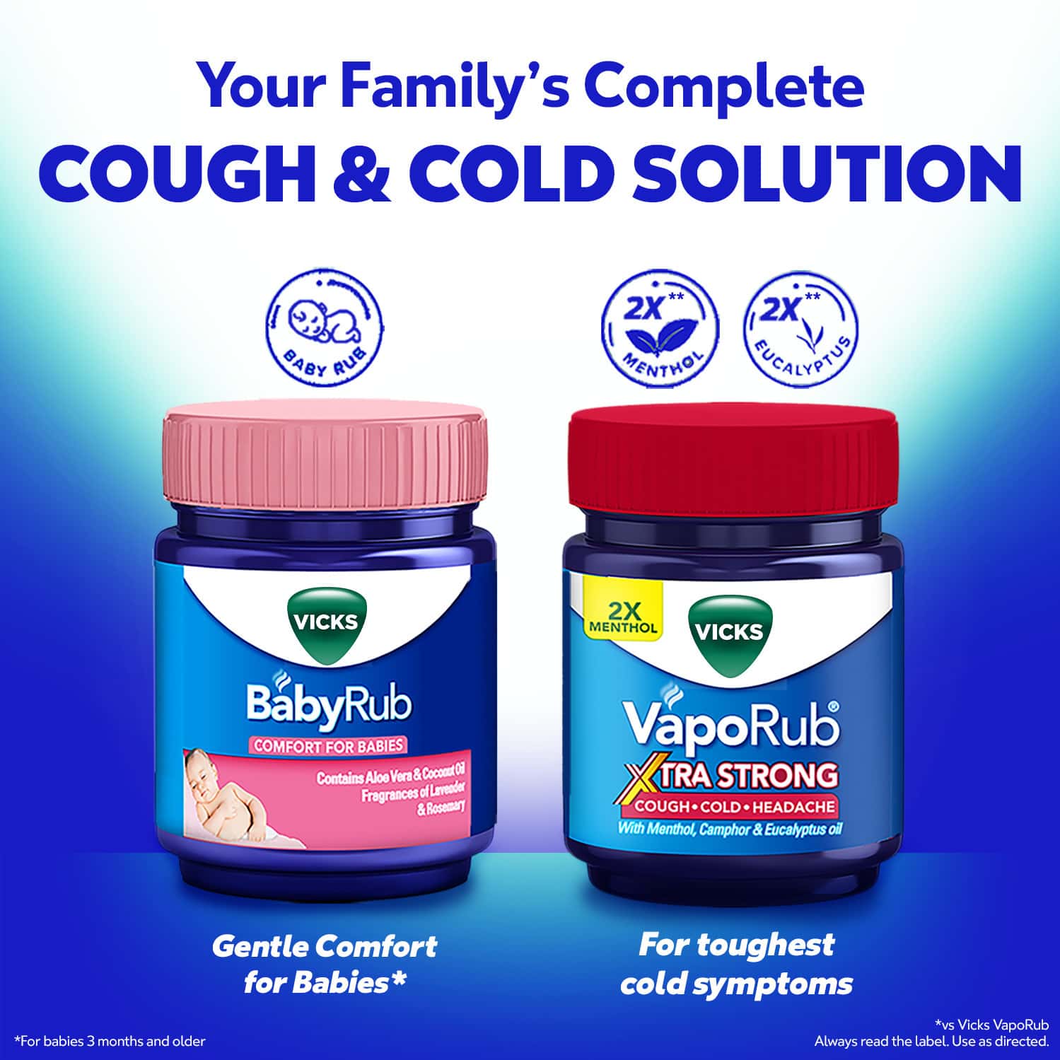 vicks vaporub for baby cold Best Sale Vicks Vaporub Baby Balm 50g Soothing Relief for Baby Cold Symptoms
