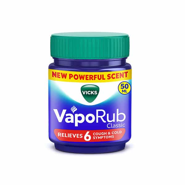 Vicks Vaporub Classic | Relief From Cold Cough | Headache & Body Pain 50 Ml