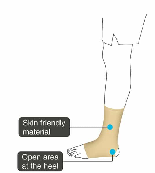 Vissco Elastic Tubular Anklet Large