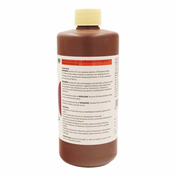 Wokadine 5% Solution 500Ml