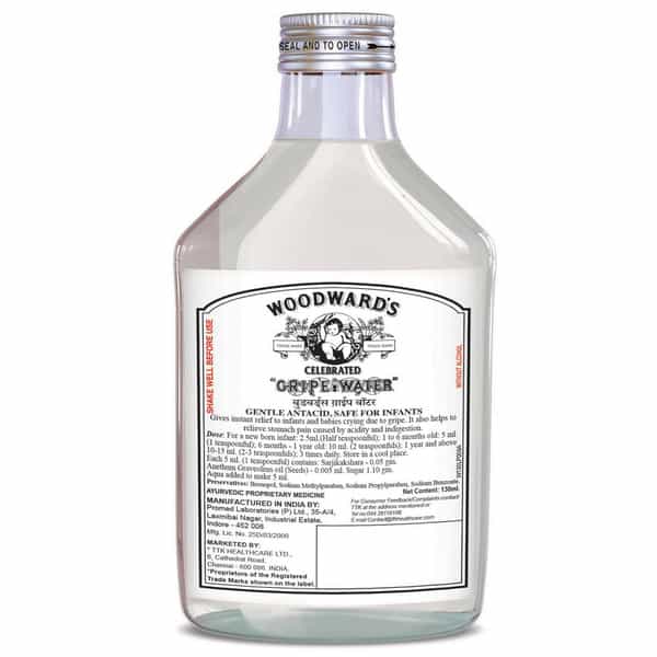 Woodwards Gentle Antacid For Infants Gripe Water 130 Ml
