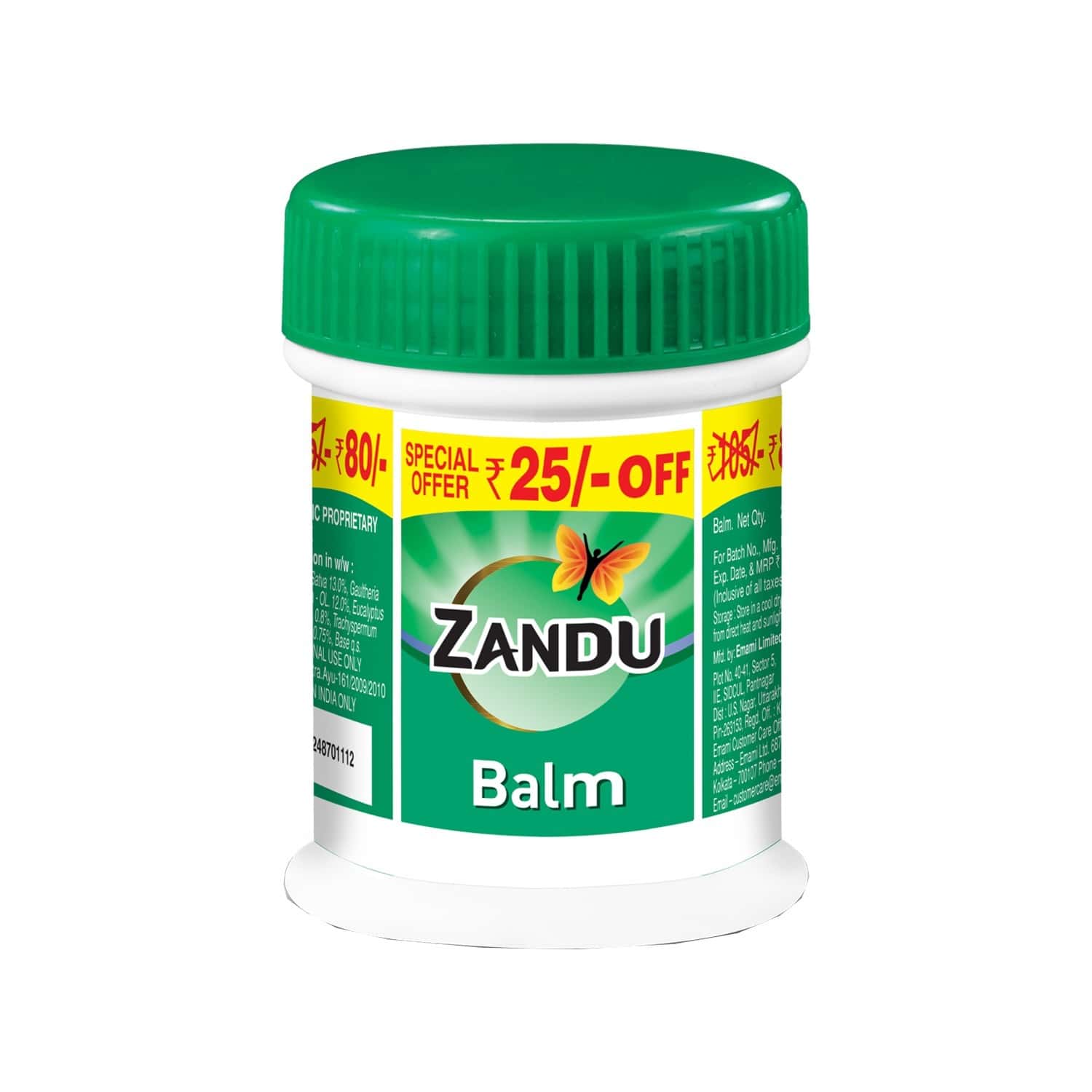 Buy Zandu Pain Relief Balm Bottle Of 25 Ml Online & Get Upto 60 OFF at