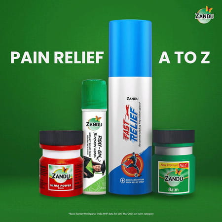 Zandu Pain Relief Balm Bottle Of 25 Ml