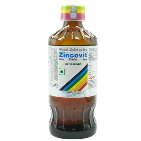 Zincovit Bottle Of 200ml Syrup (Green)