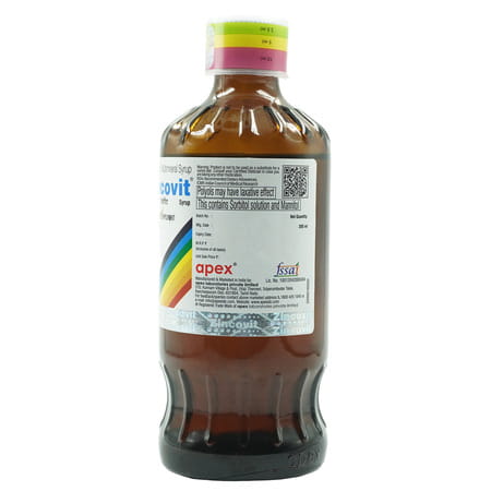 Zincovit Bottle Of 200Ml Syrup (Green)