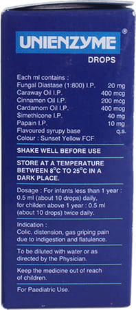 Unienzyme Bottle Of 15ml Oral Drops