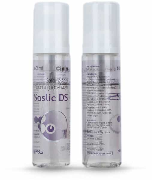 Saslic Ds Foaming Salicylic Acid Face Wash 60Ml