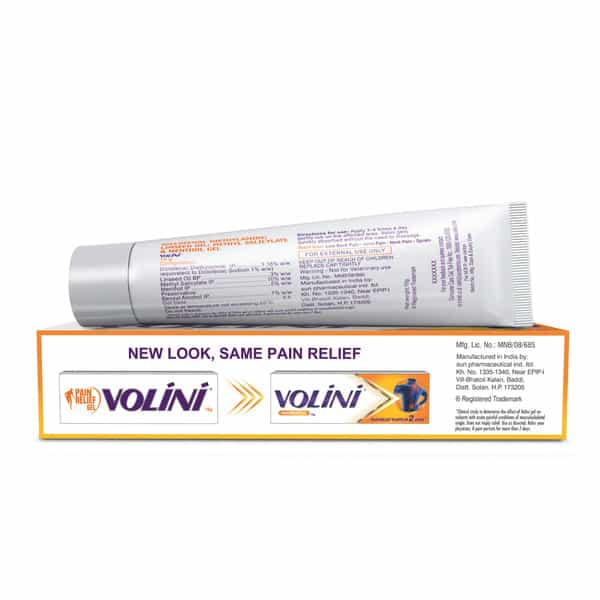 Volini Pain Relief Gel Tube Of 15 G