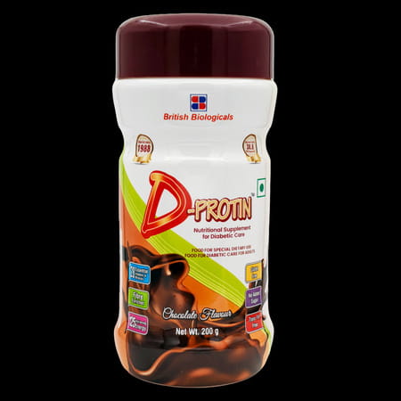 D-Protin Chocolate Diabetes Care Powder Bottle Of 200 G