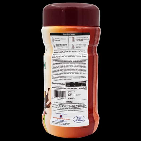 D-Protein Powder | Diabetes Care | Chocolate | Bottle| 200 Gm