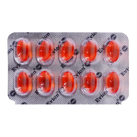 Evion 200mg | Vitamin E | Antioxidant To Repair & Protect Cells | Strip Of 10 Capsules