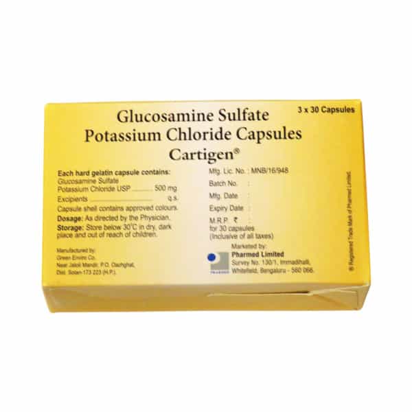 Cartigen 500 | Bottle | Capsules | 30 No's