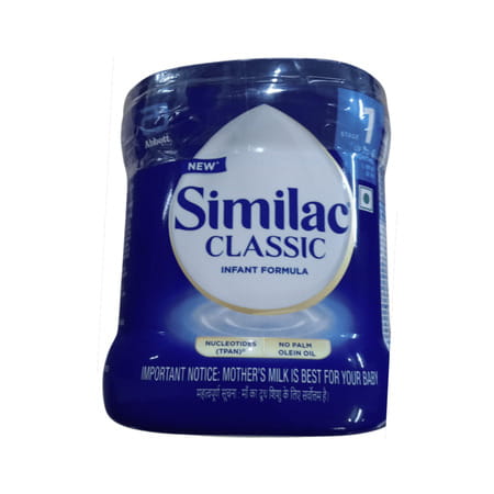 Similac Classic Stage 1 Infant Formula (Upto 6 Months) Jar Of 400 Gm