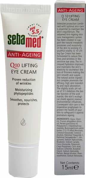 Sebamed Anti-Ageing Q10 Lifting Eye Cream 15 Ml | With Phytopeptides | Less Wrinkles In 28 Days